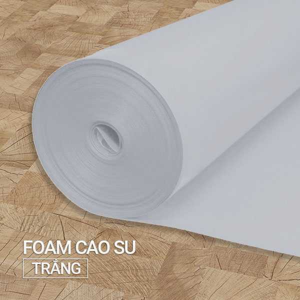 Foam Cao Su Trắng Lót Sàn foam cao su trang