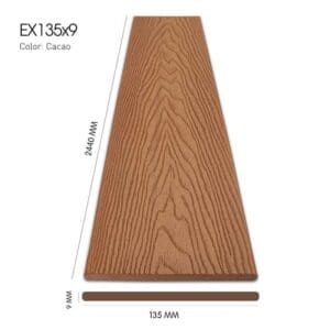 Gỗ Nhựa Exwood 3D EX135x9-Cacao