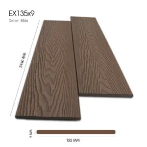 go nhua ngoai troi 3D EXWood EX135 Milo 1
