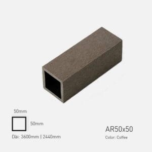 Gỗ Nhựa Awood AR 50x50-Coffee