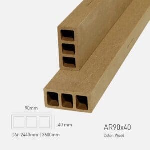 Gỗ Nhựa Awood AR 90x40-Wood