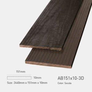 Gỗ Nhựa Awood AB 151x10-3D-Socola