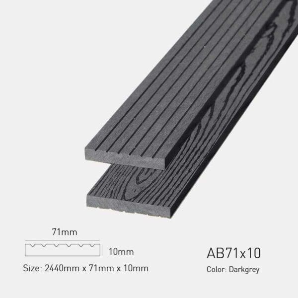 Gỗ Nhựa Awood AB 71x10-Darkgrey