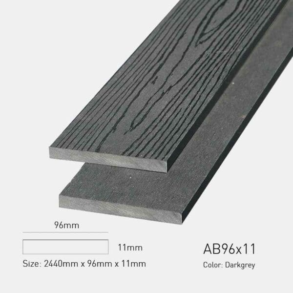 Gỗ Nhựa Awood AB 96x11-Darkgrey