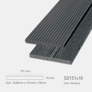 Gỗ Nhựa Awood SD 151x10-Darkgrey