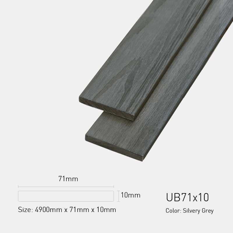 Gỗ Nhựa Ultrawood UB71x10-Silvery Grey go nhua ngoai troi UltrAwood UB71x10 silvery grey