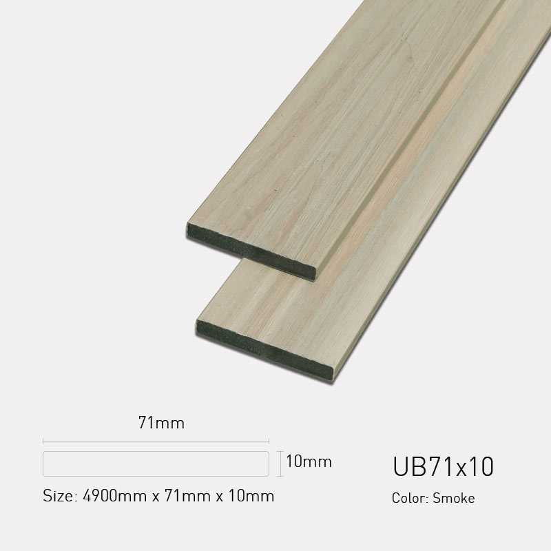 Gỗ Nhựa Ultrawood UB71x10-Smoke go nhua ngoai troi Ultrawood UB71x10 smoke