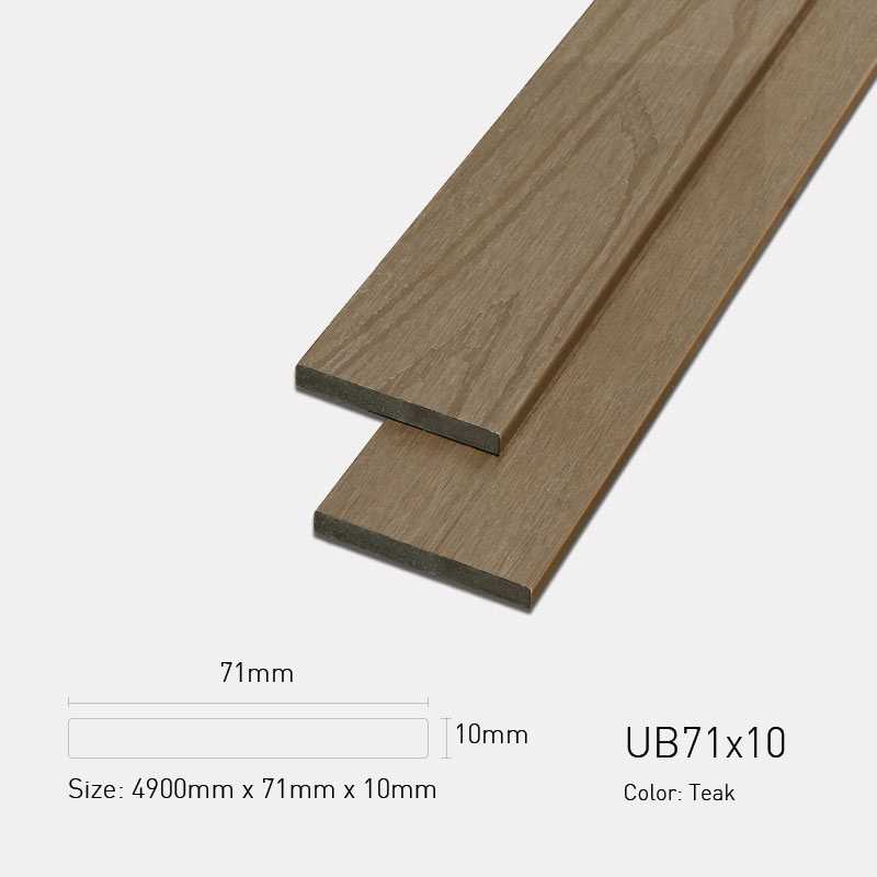 Gỗ Nhựa Ultrawood UB71x10-Teak go nhua ngoai troi Ultrawood UB71x10 teak