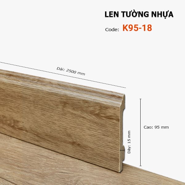 Len Tường Nhựa K95-18 len tuong K95 18