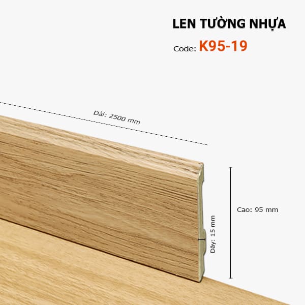 Len Tường Nhựa K95-19 len tuong K95 19