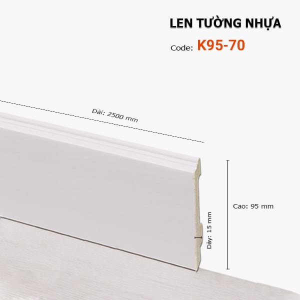 Len Tường Nhựa K95-70 len tuong K95 70