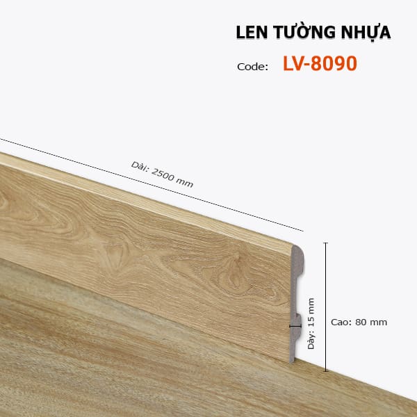 Len Tường Nhựa LV-8090 len tuong LV 8090