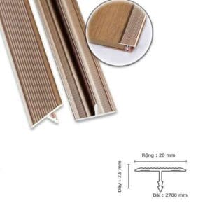 Nẹp Nhôm Nối Sàn Gỗ Màu Gold Rose KF RGT203D