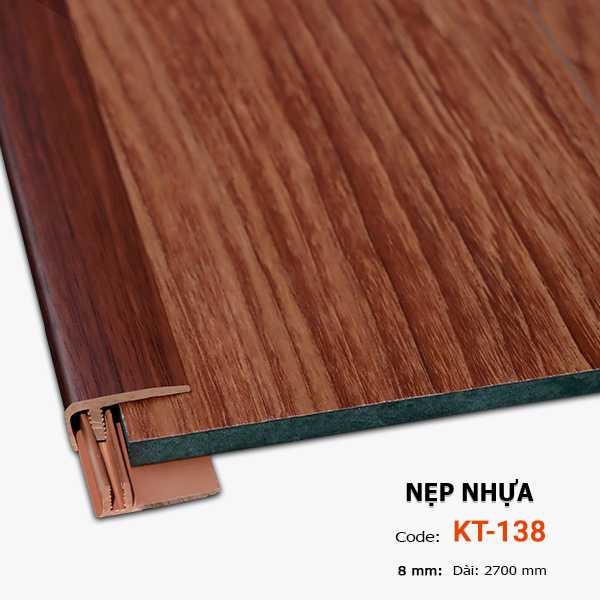 Nẹp Nhựa Kết Thúc Sàn Gỗ KT-138 nep nhua ket thuc san go kt 138
