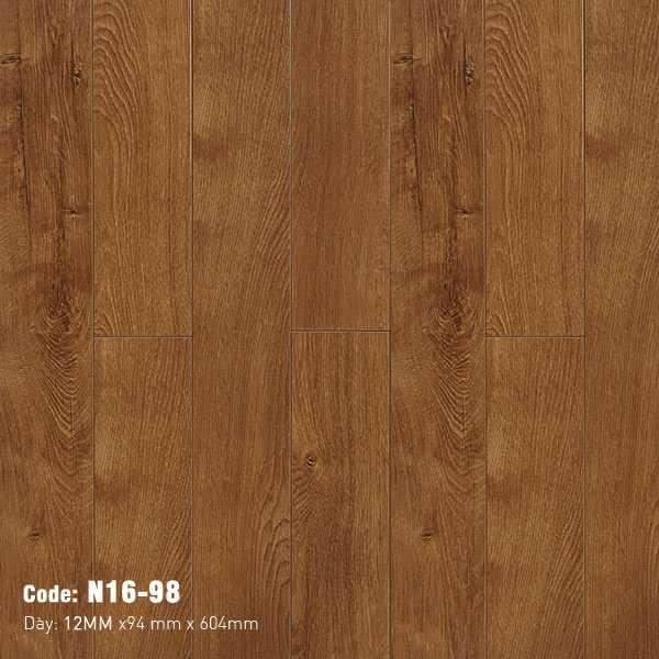 Sàn Gỗ Công Nghiệp Cao Cấp Cốt Đen Bản Nhỏ N16-98 san go cong nghiep cao cap dream lux N16 98