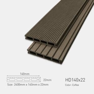 Sàn Gỗ Ngoài Trời Awood HD 140x22-Coffee