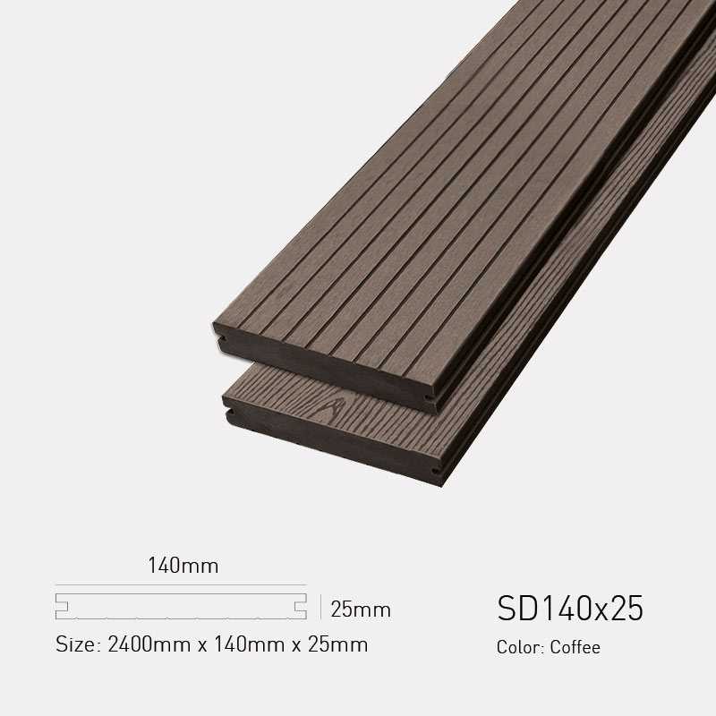 Sàn Gỗ Awood SD140x25-Coffee san go ngoai troi Awood SD140x25 coffee