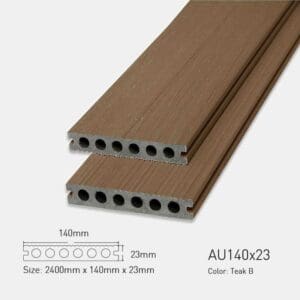 Sàn Gỗ Ngoài Trời Ultra Awood AU 140x23-Teak B
