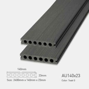 Sàn Gỗ Ngoài Trời Ultra Awood AU 140x23-Teak G