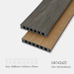Sàn Gỗ Ngoài Trời Ultra Awood UA 142x22-Red Sandalwood