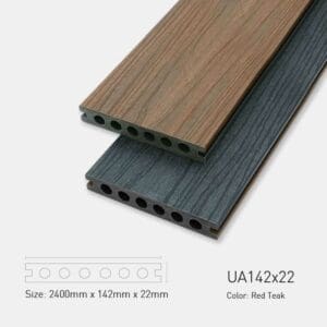 Sàn Gỗ Ngoài Trời Ultra Awood UA 142x22-Red Teak