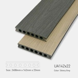 Sàn Gỗ Ngoài Trời Ultra Awood UA 142x22-Silvery Grey