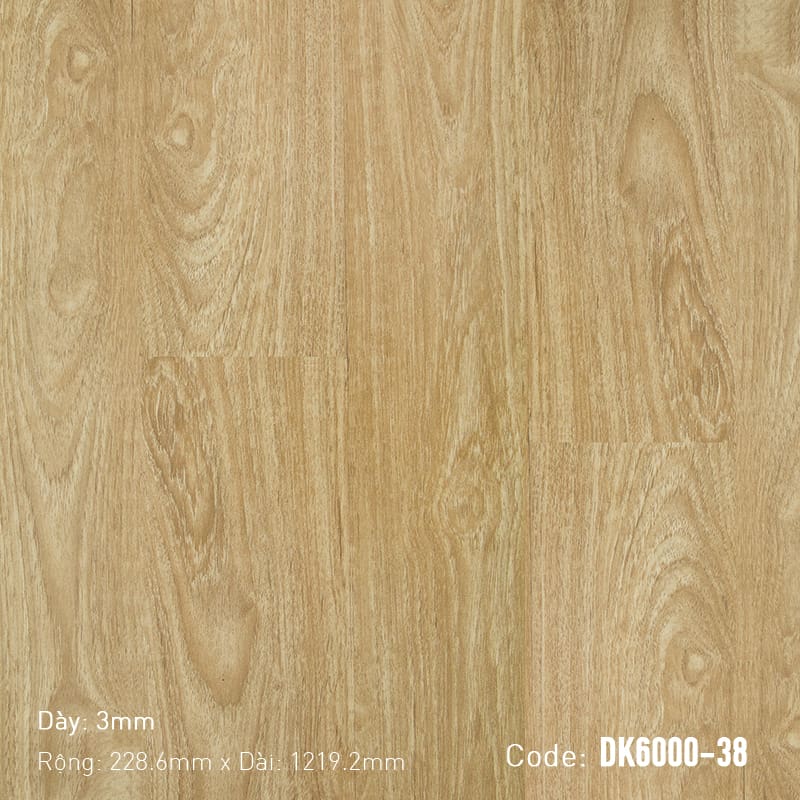 Sàn Nhựa Dán Keo Cao Cấp 3mm Aroma DK6000-38 san nhua dan keo aroma DK6000 38