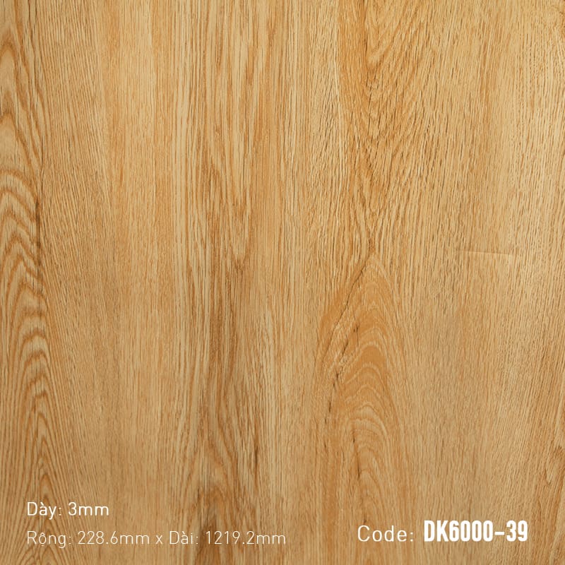 Sàn Nhựa Dán Keo Cao Cấp 3mm Aroma DK6000-39 san nhua dan keo aroma DK6000 39