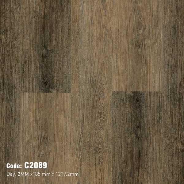 Sàn Nhựa Dán Keo Giả Gỗ Aroma Vân Gỗ C2089 san nhua dan keo aroma van go C2089